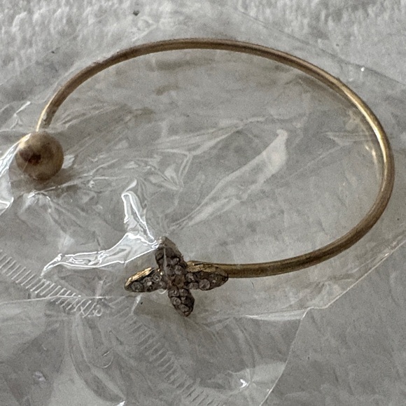 Elegant Gold Bangle Bracelet - Picture 2 of 2